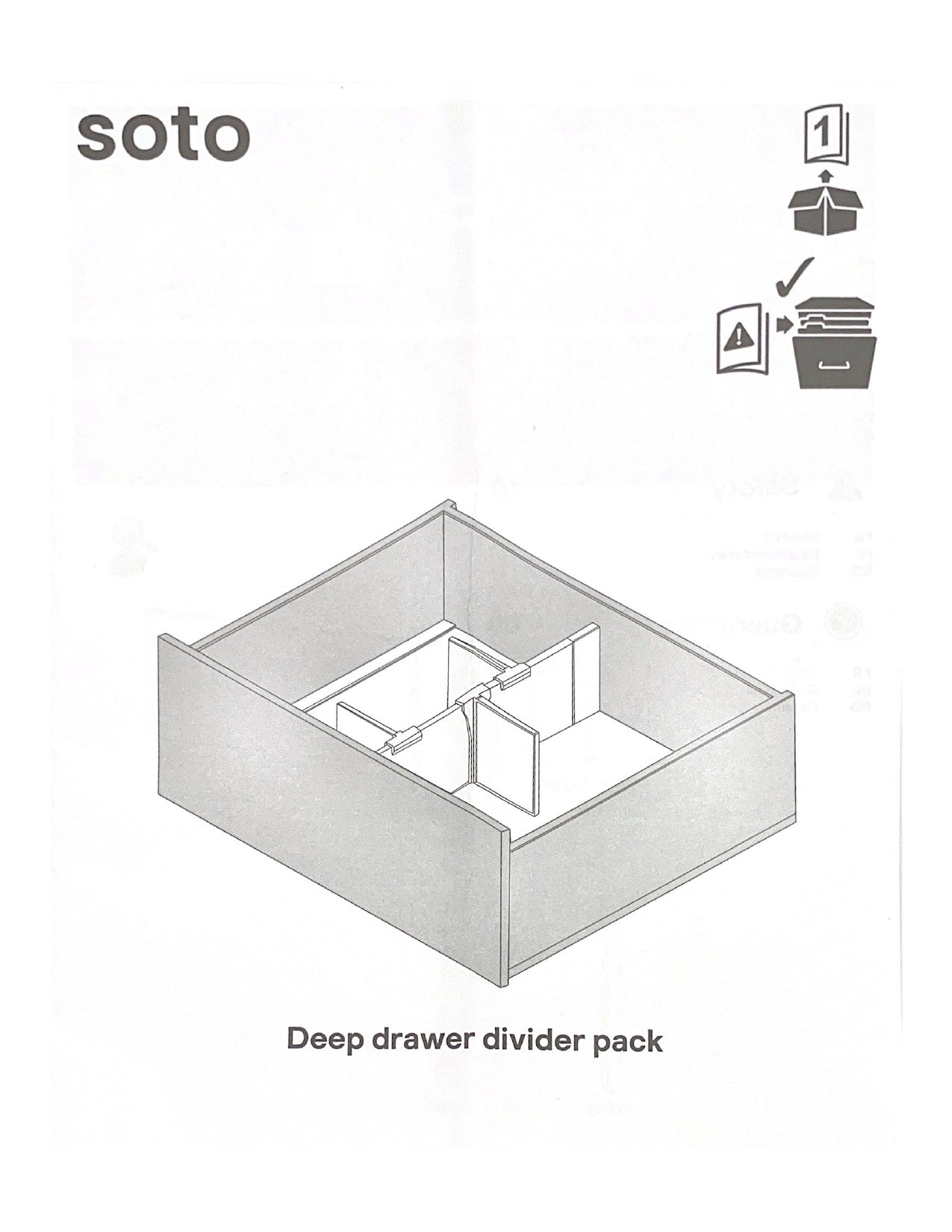 Diviseur pour casserolier Soto – Gris Anthracite
