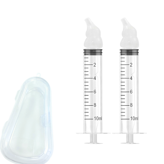 Mouche-Bébé avec Seringue Nasale – Lot de 2