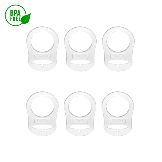 Lot de 6 anneaux en silicone pour tétine